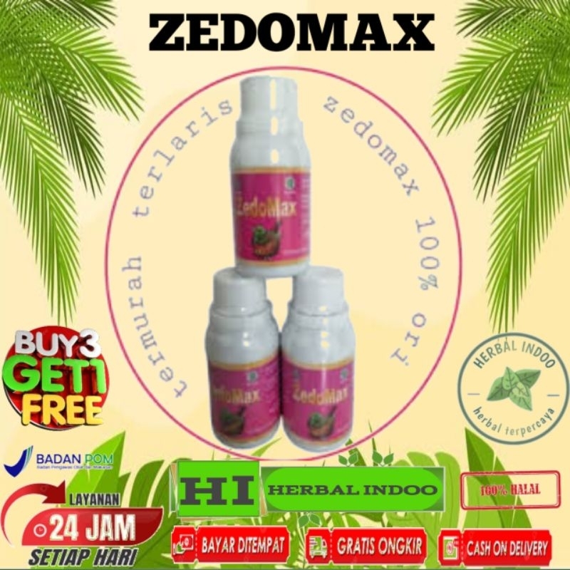 zedomax (original 100%) palsu dijamin uang kembali