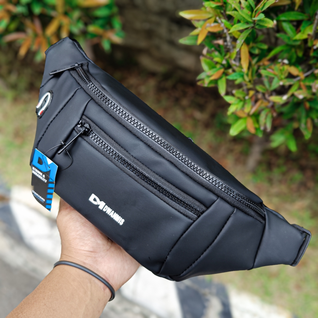 [Waist Bag Original DM] Tas Selempang Pria Waterproof | Waist Bag Pria Original Produk Exclusive