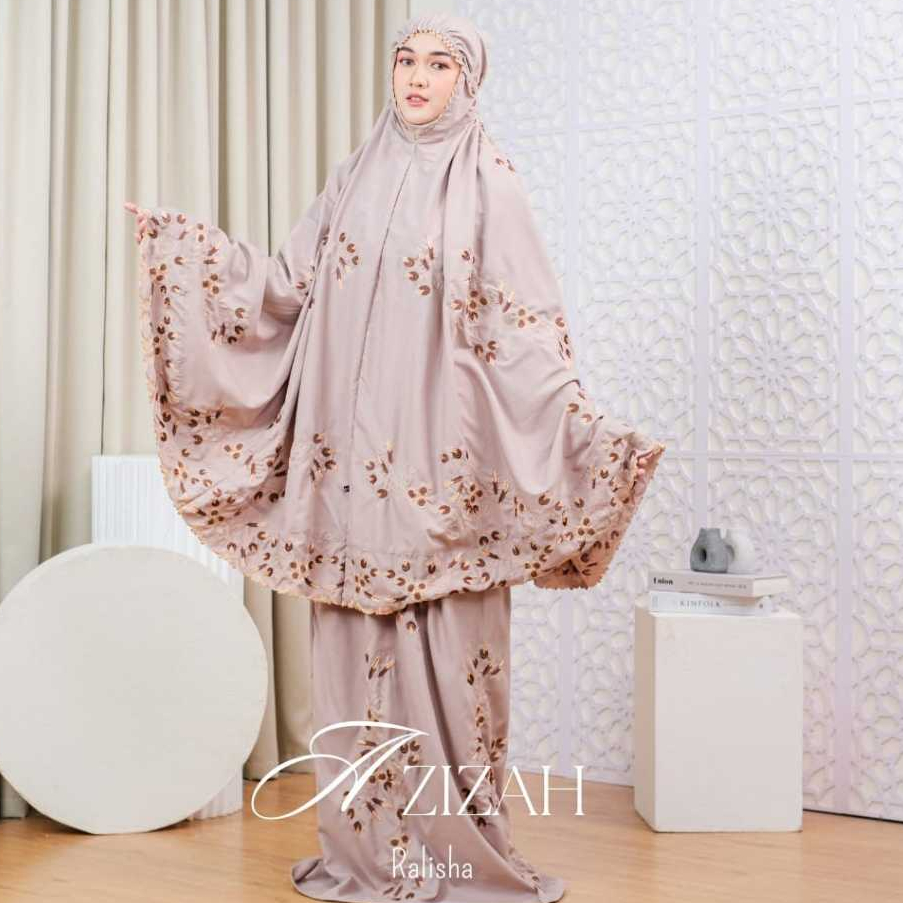 Mukena Rayon Premium Motif Bordir Timbul