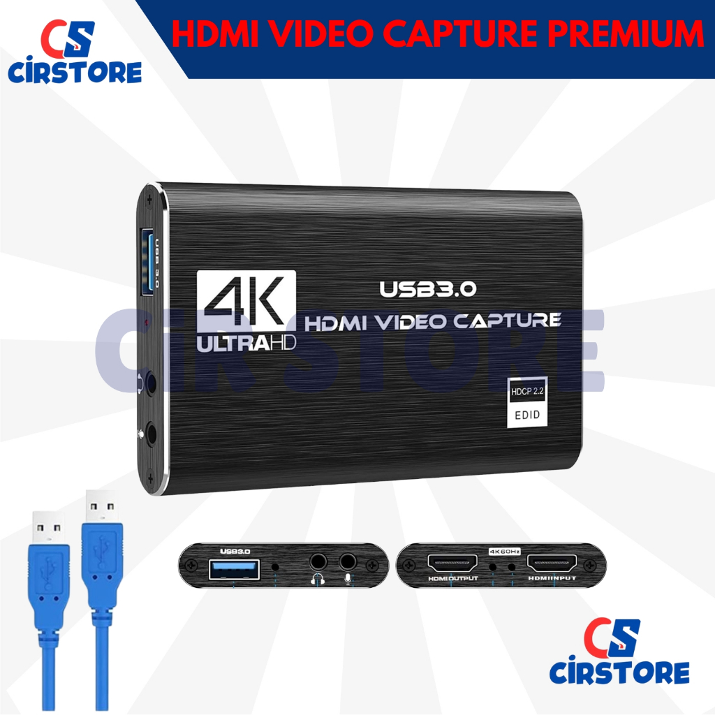 HDMI Resolusi Live Streaming Port Konektor TV Box Smartphone Premium/ Video Capture Card Adapter USB