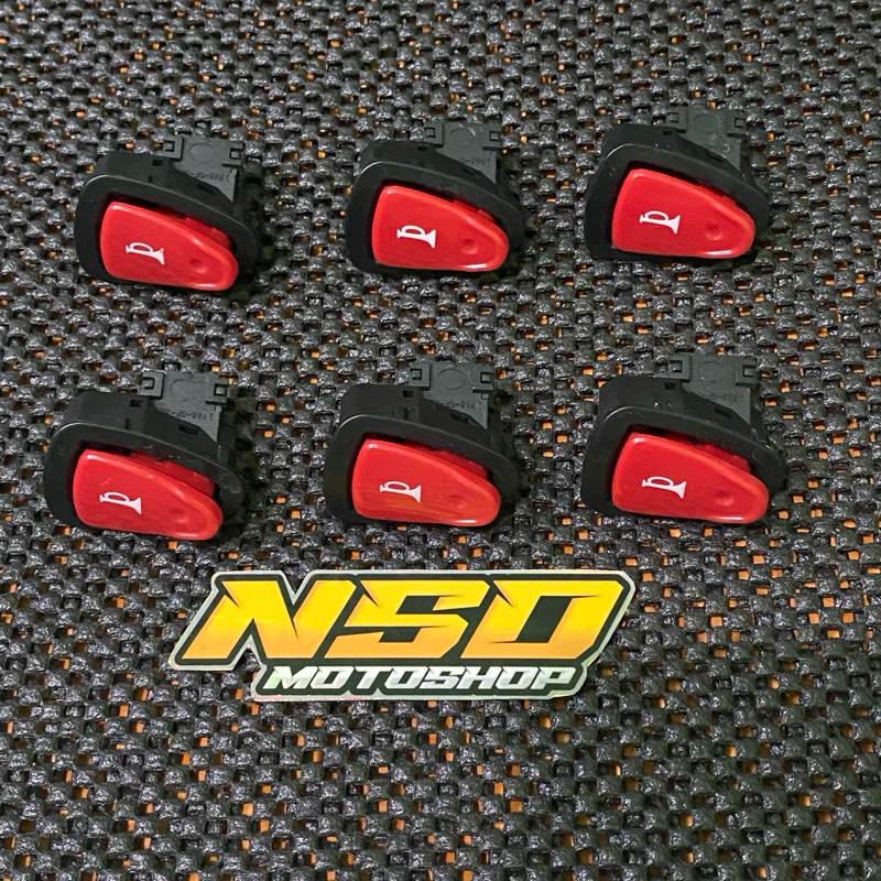 Saklar Klakosn Vietnam Tombol Klakson Bulat Merah Vietnam Beat Scoopy Vario Revo Dll