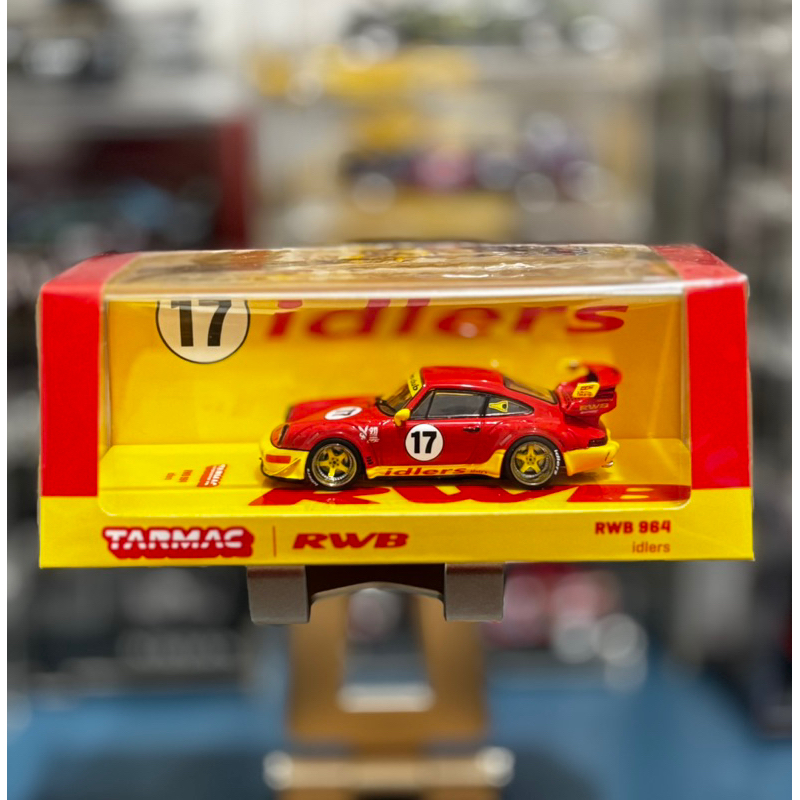Tarmac x Hobby64 1:64 - RWB 964 Idlers Red Yellow | TARMAC