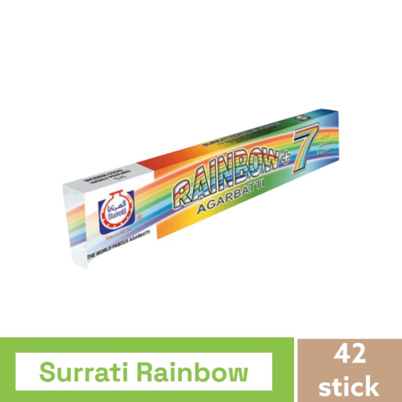 dupa hio rainbow seven isi 49 agarbatti surrati dupa lidi aromaterapi pengharum ruangan dupa arab