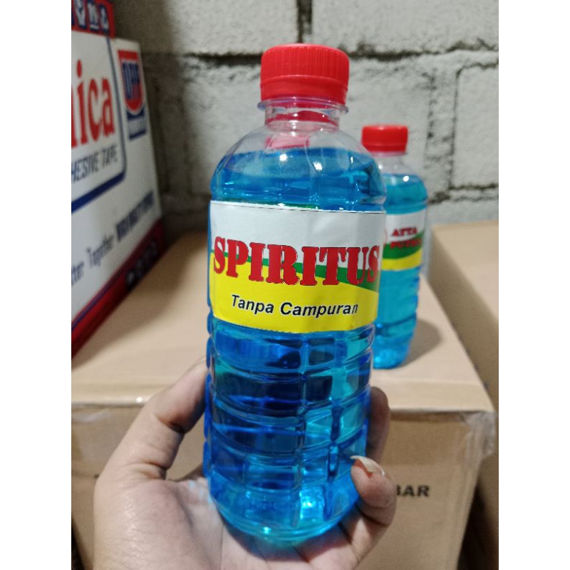 Spritus Cair Biru kemasan Botol 500ml - spritus