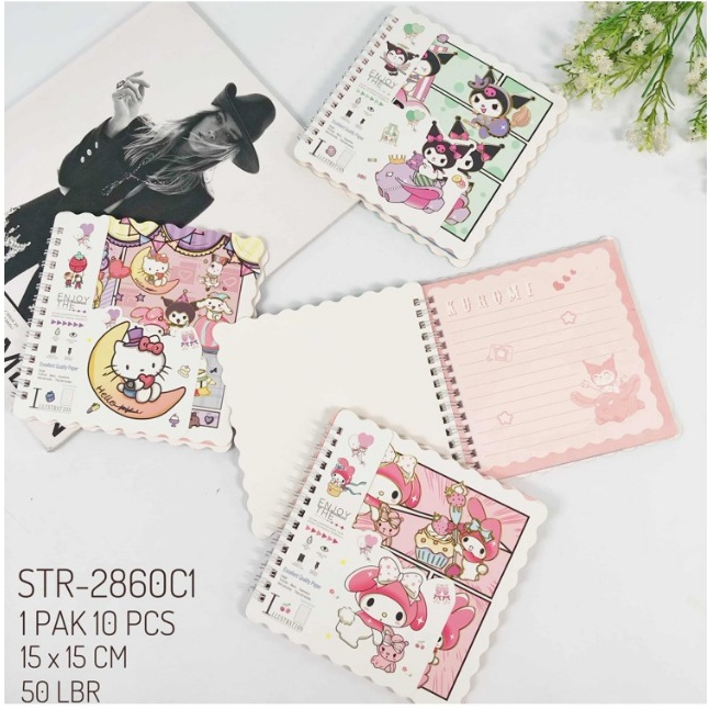

BUKU CATATAN SANRIO NOTES PERSEGI BUKU DIARY