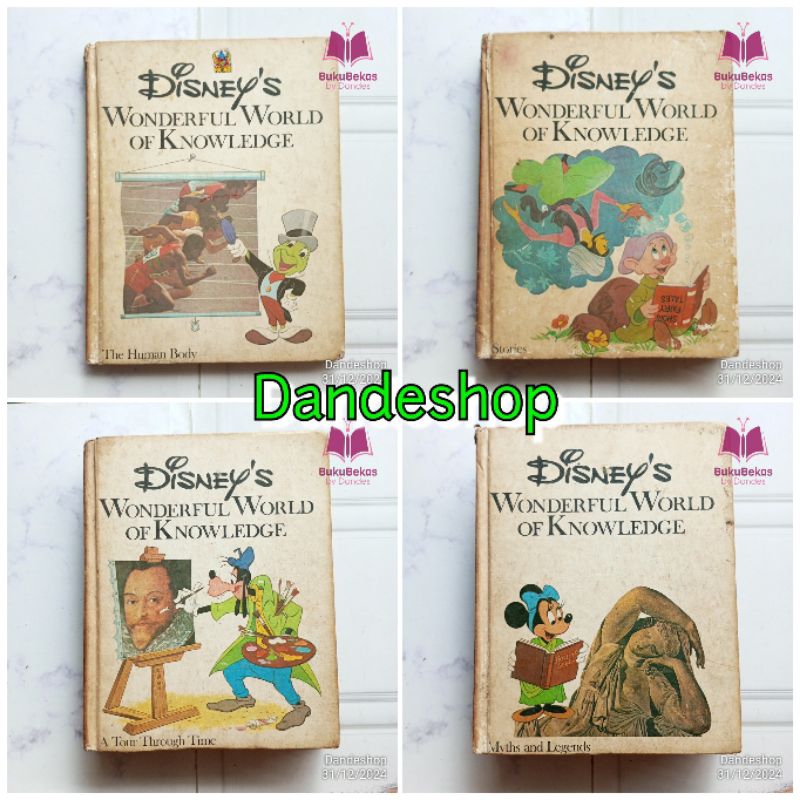 Disney's Wonderful World of Knowledge Encyclopedia - Ensiklopedia BAHASA INGGRIS HARDCOVER