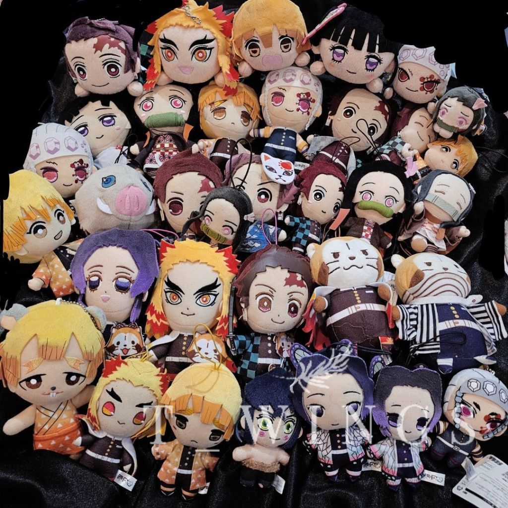 [ DEMON ] BONEKA  ANIME Gantungan Tas  DEMON SLAYER KIMETSU NO YAIBA Boneka gantungan Tas Demon Slay