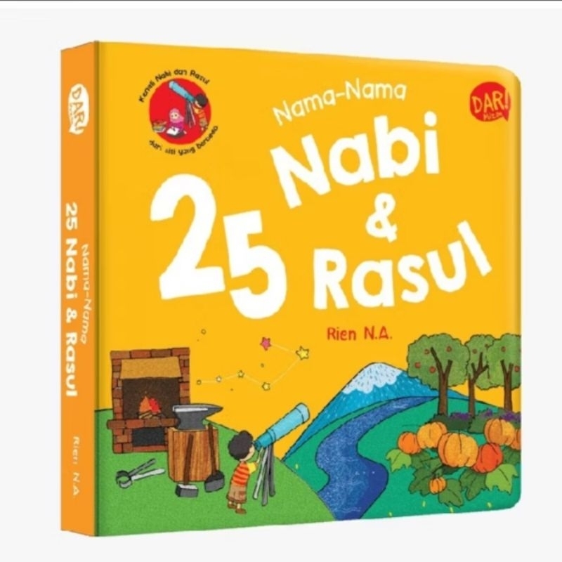 [ BOARDBOOK] NAMA- NAMA 25 NABI DAN RASUL buku anak mizan