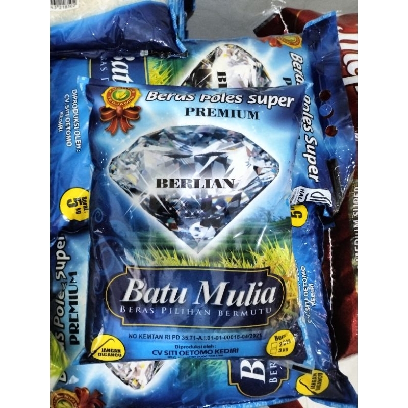 

beras Batu mulia 3kg,5kg