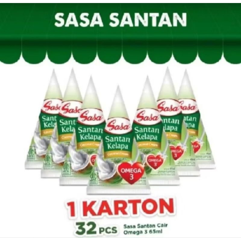 

SASA Santan Cair 65ml - 32pcs (1 Karton)