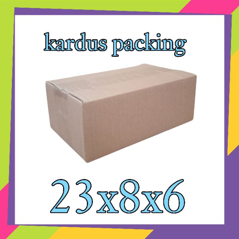 

kardus packing UK 23x8x6 kardus kecil kardus besar