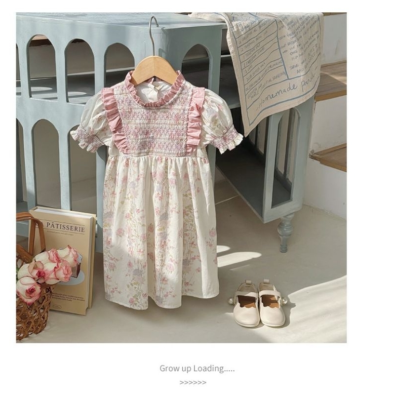 [Mommyhoky]Duducream 1-8th-Dress anak Premium Dress anak babydoll Dress anak Vintage import Dress pe