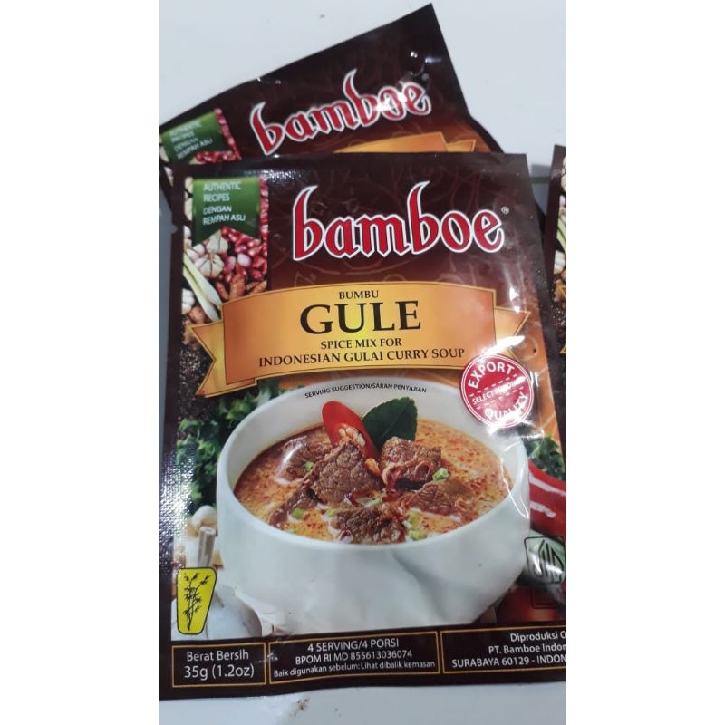 

BAMBOE bumbu gule 35 gr