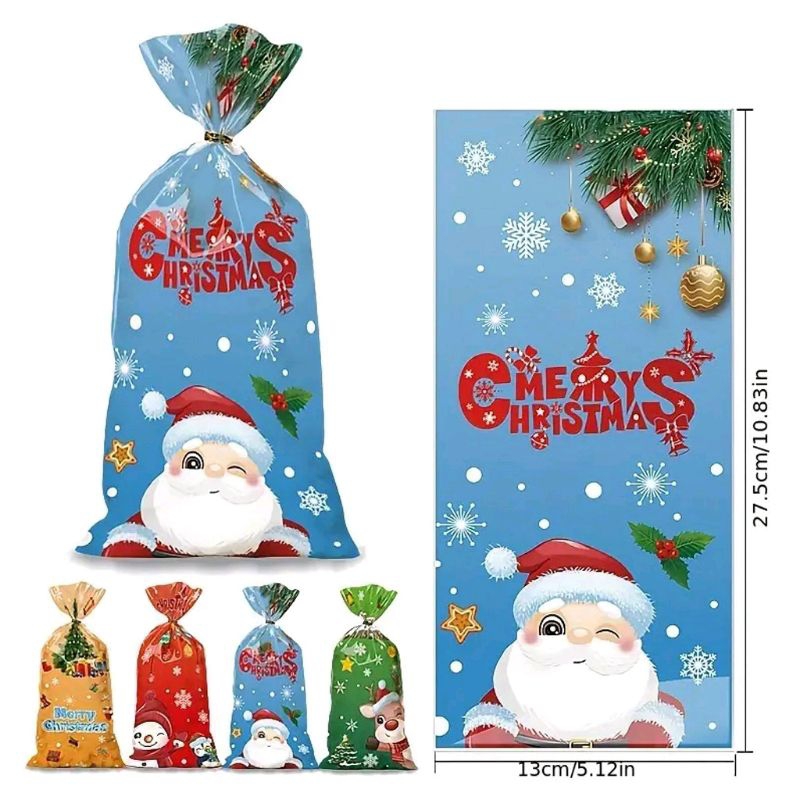 

GODDIE BAG NATAL SOUVERNIR KADO NATAL UNYU TERBARU KANTONG PLASTIK NATAL MERRY CHRISTMAS /PLASTIK TENTENG HADIAH NATAL Plastik goodiebag merry christmas kantong plastik kado anak anak ulang tahun GODDIE BAG NATAL SOUVERNIR KADO NATAL UNYU TERBARU 2024 TS