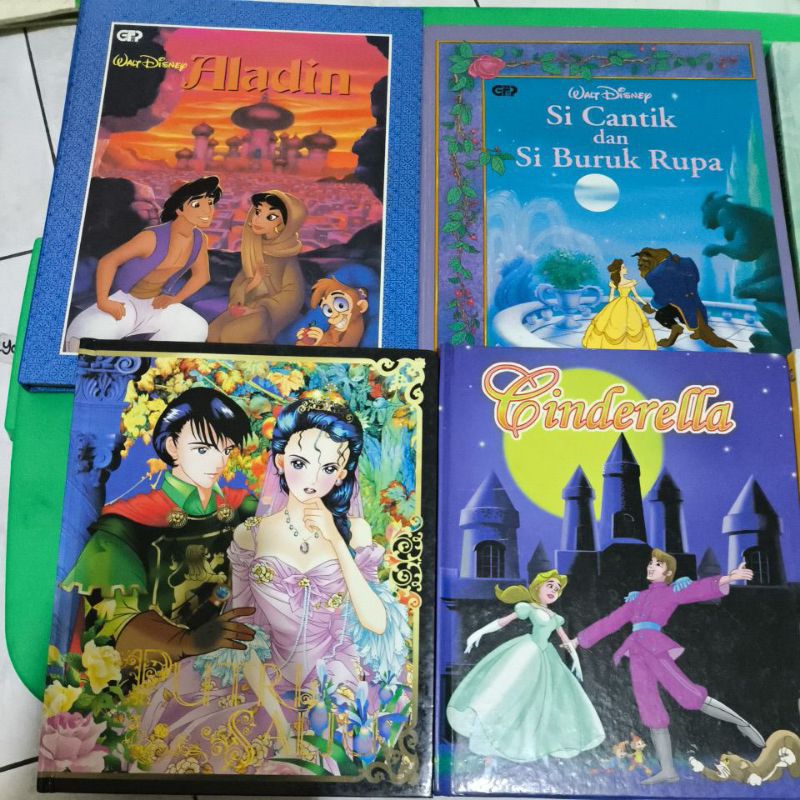 buku cerita classic disney bahasa indonesia hard cover, buku jadul