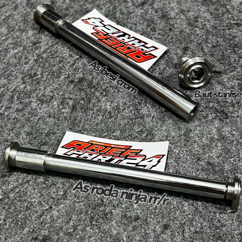 as roda depan ninja rr ninja r handmade model baut stanlise as besi as roda depan ninja stanlis