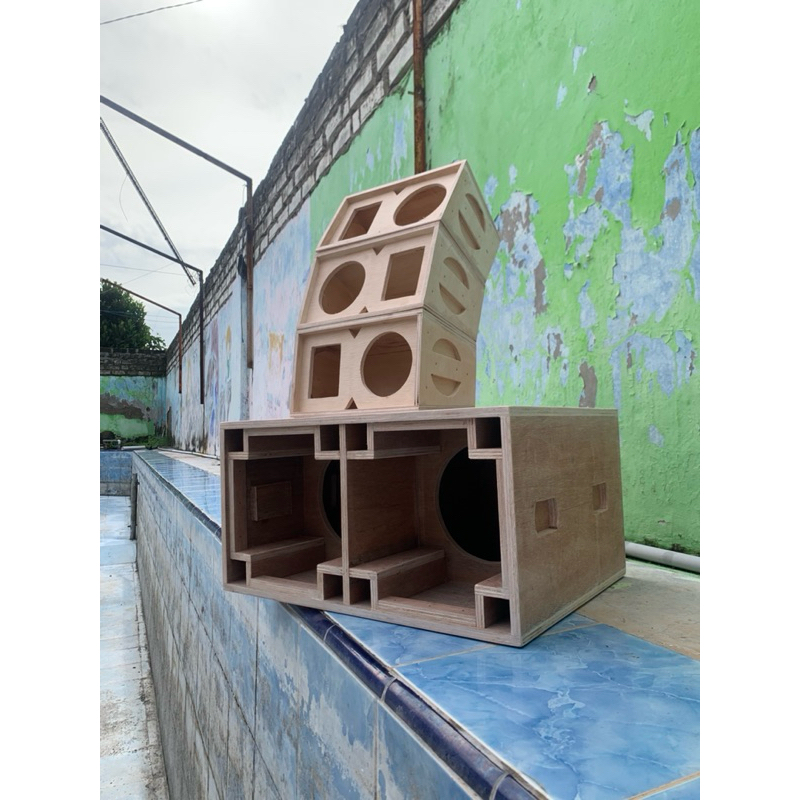 Box Speaker Planar Double 8 inch Grade A Bahan Tebal