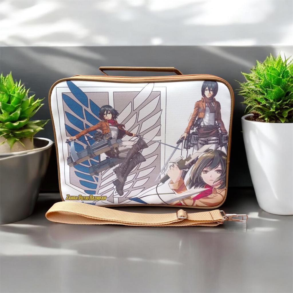 

AA Tas Ultah Anak Custom Nama dan Foto Tas Souvenir Ulang Tahun Anak Model Anime Lepas Poliester