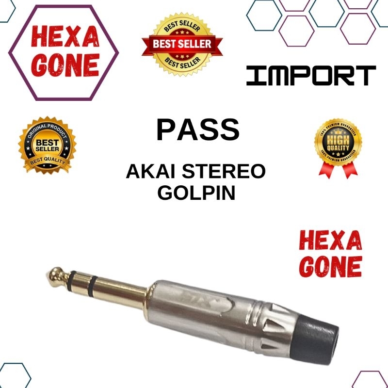 Jack akai stereo goldpin STX