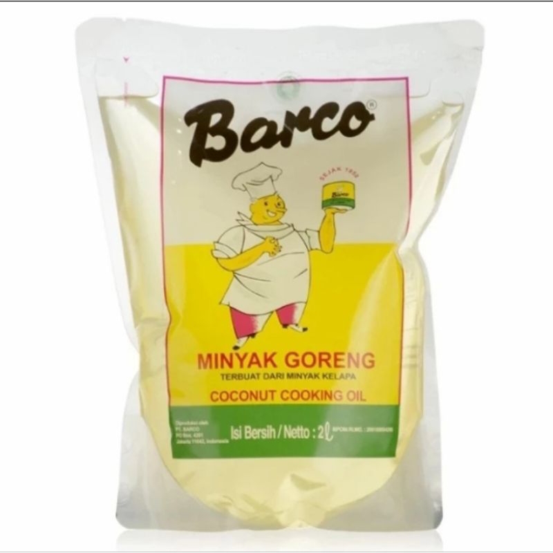 

BARCO minyak goreng kelapa / Coconut 2 liter