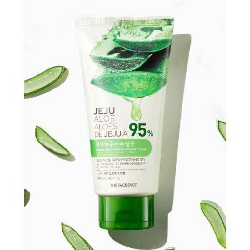 THE FACE SHOP JEJU ALOE VERA 95% TUBE GEL ORIGINAL