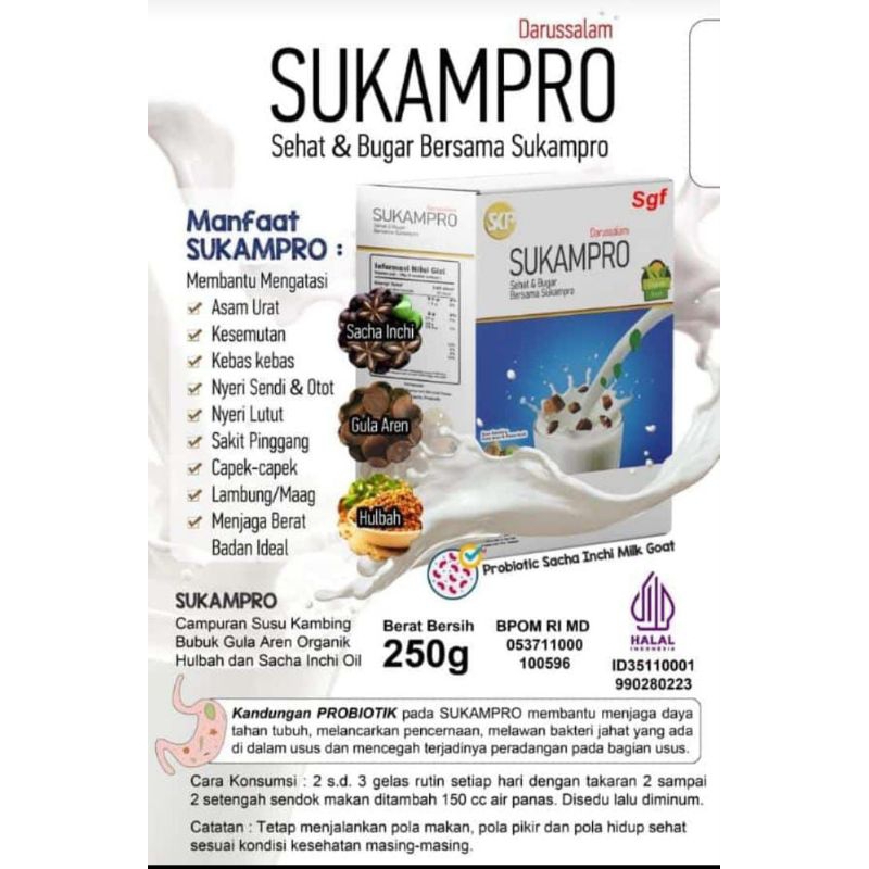 

Sukampro Susu kambing probiotik
