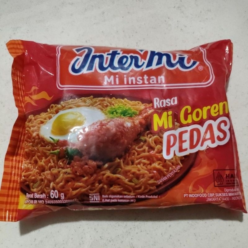 

ECER intermie goreng pedas 60g