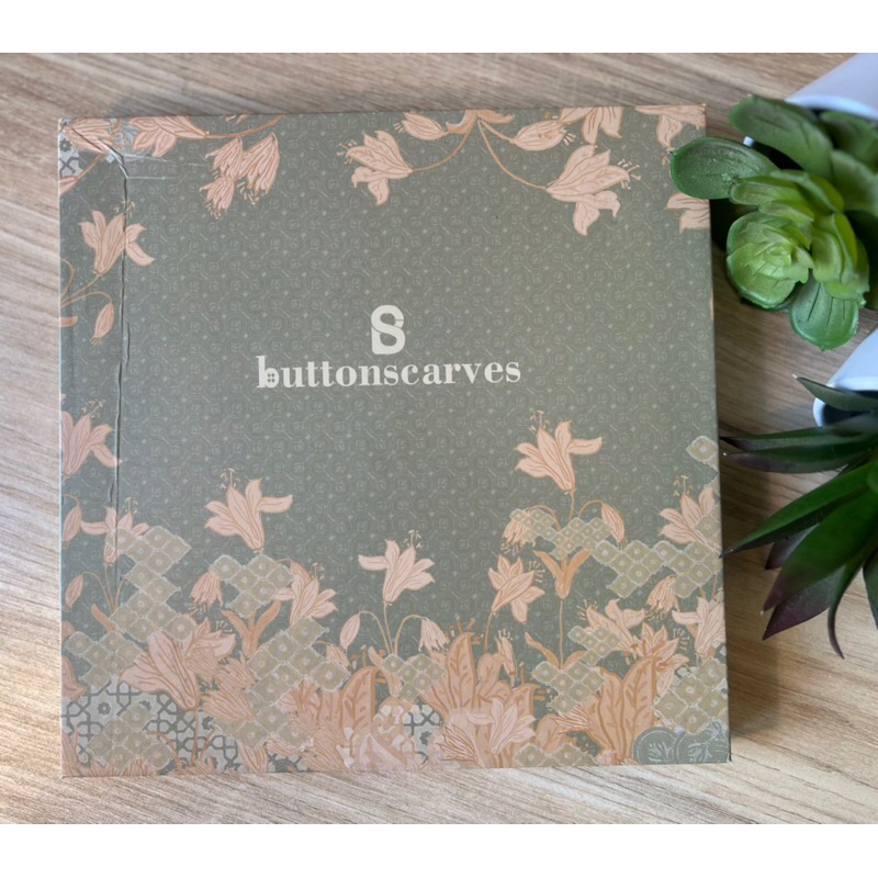 Buttonscarves MAHARANI Voile Square Series in LIME (NEW)