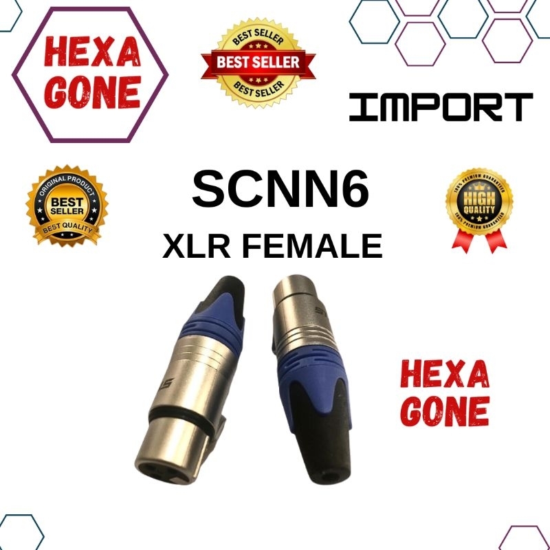 Jack Canon XLR Female Cewe STX