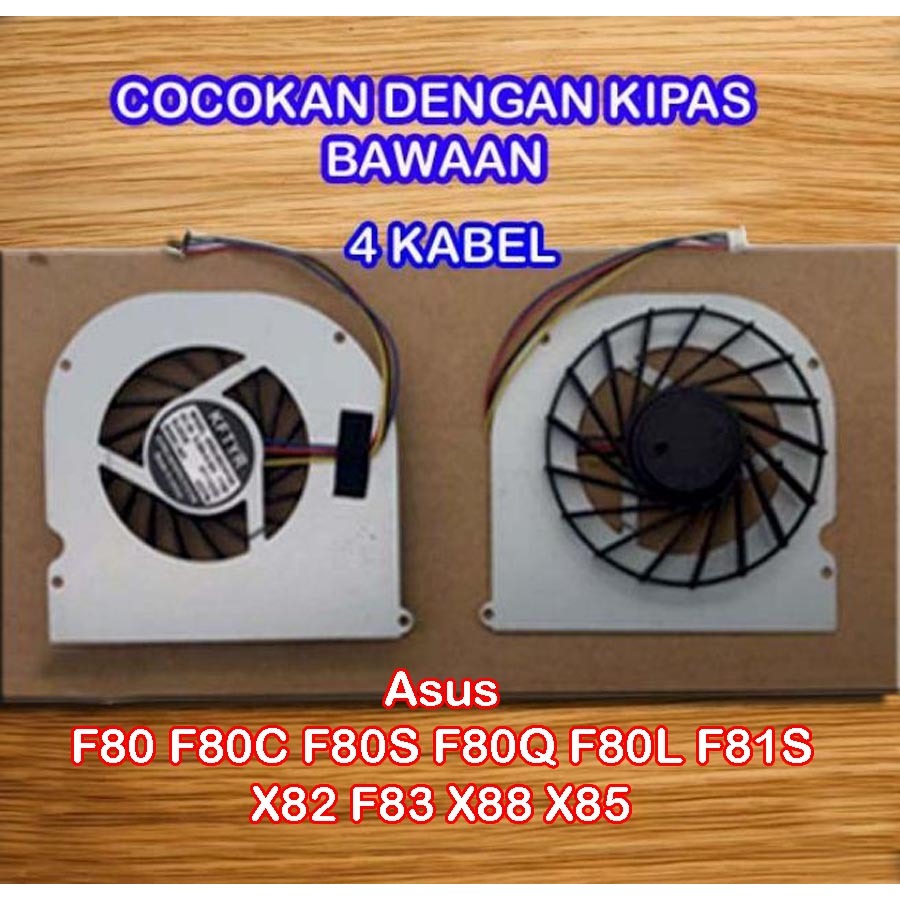 Fan Asus F80 F80C F80S F80Q F80L F81S X82 F83 X88 X85
