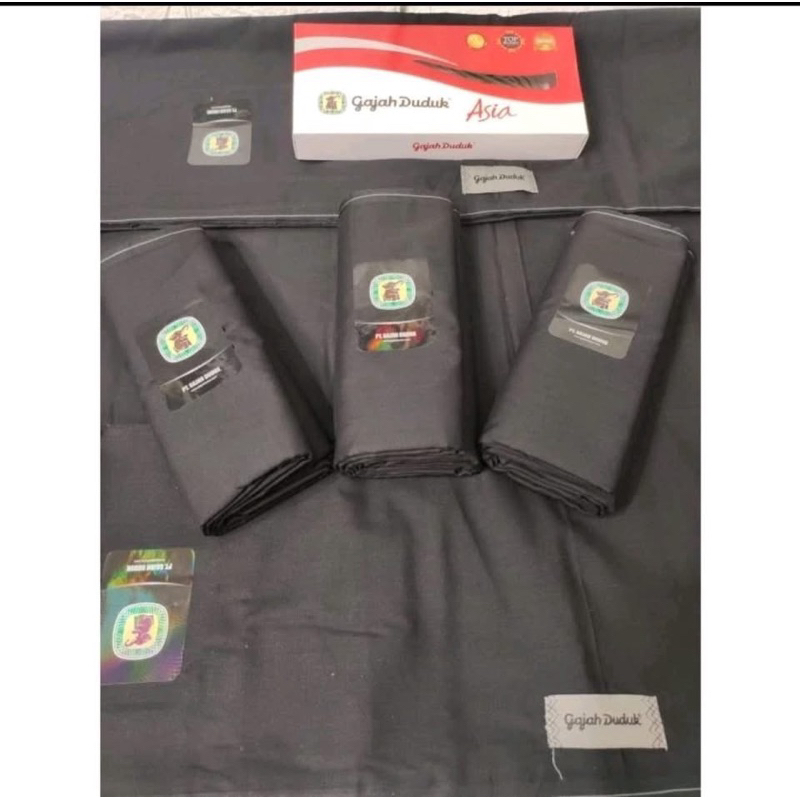 SARUNG GAJAH DUDUK HITAM POLOS // SARUNG GAJAH DUDUK BLACK SERIES // SARUNG GAJAH DUDUK GROSIR MURAH
