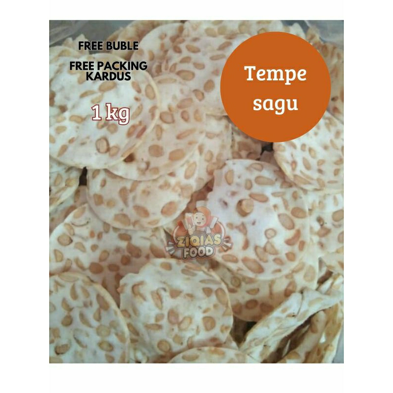 

{ 1 kg } kemasan 1kg tempe sagu / Snack kiloan / camilan / kerupuk / Snack tempe sagu