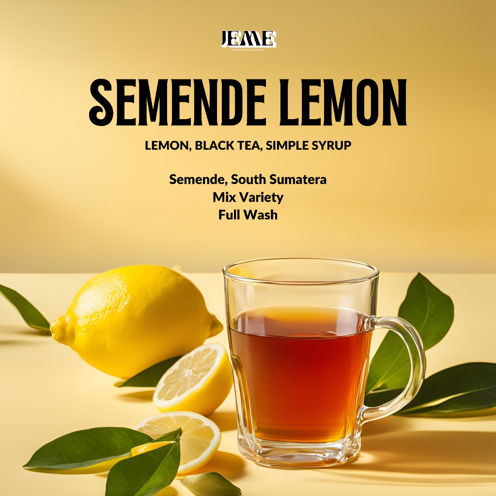 

Jeme Roastery Biji Kopi Arabika Filter SEMENDE LEMON 200gr (Filter Edition)