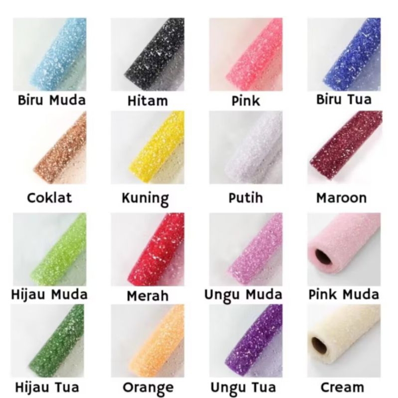 

Tile Salju 50 cm - Kain Jala Salju 50 x 50 cm - Mesh Snow Tile - Jaring Jala Salju