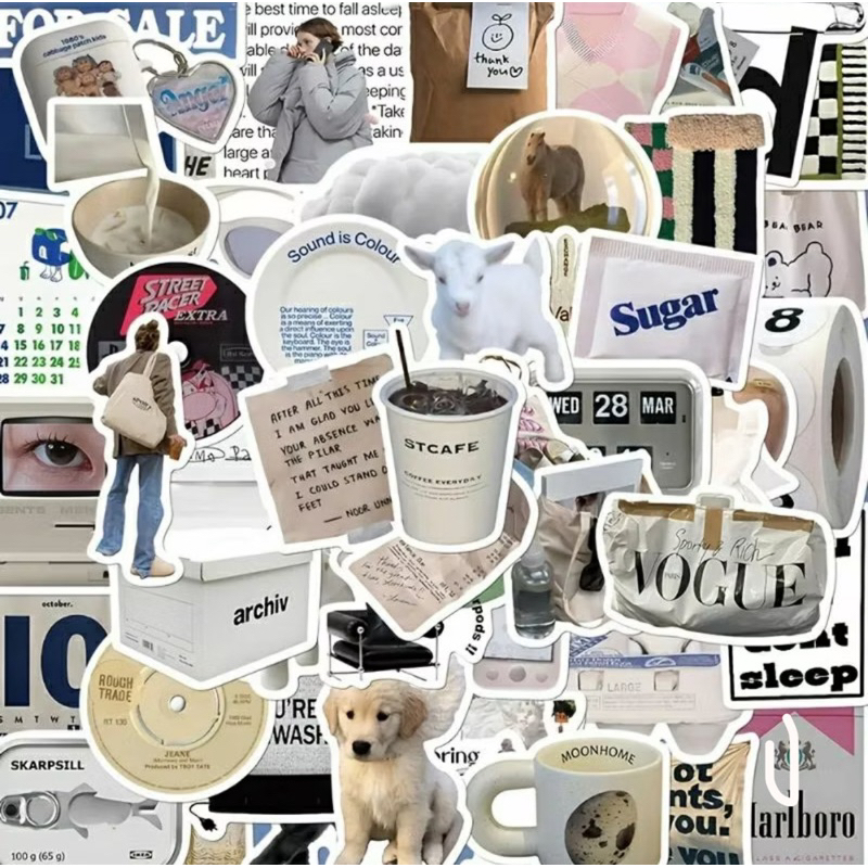 

20pcs Sticke Vintage Theme