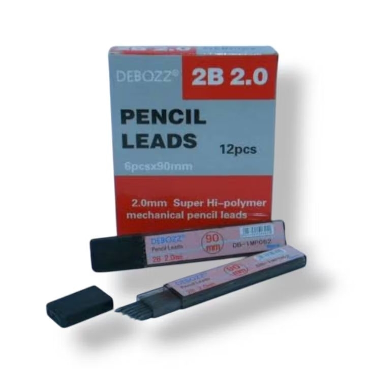 

isi pensil mekanik 2B 2.0 mm / isi ulang pencil isi 6 pcs ( 1 tube)