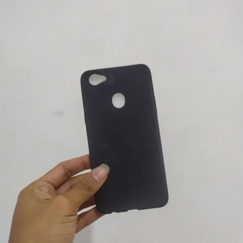 Case oppo f7 black silikon case oppo f7