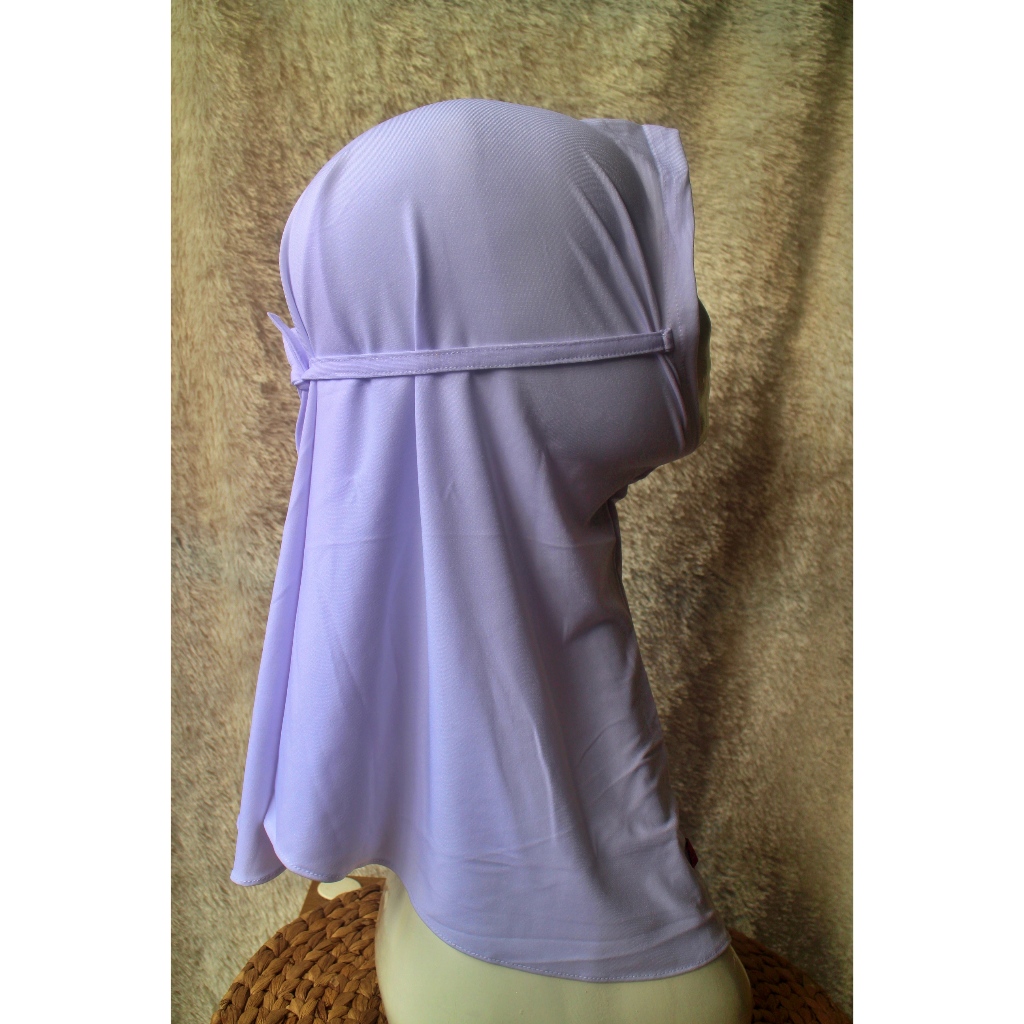 Hijab Bergo Anak 4 - 6 thn Jersey Premium Khusus Putih I Bergo Anak | Bergo Anak TK