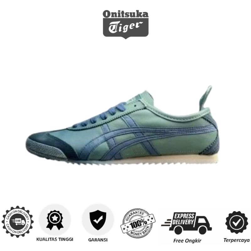 Sepatu Onitsuka Tiger Mexico 66 Deluxe Blue Vintage