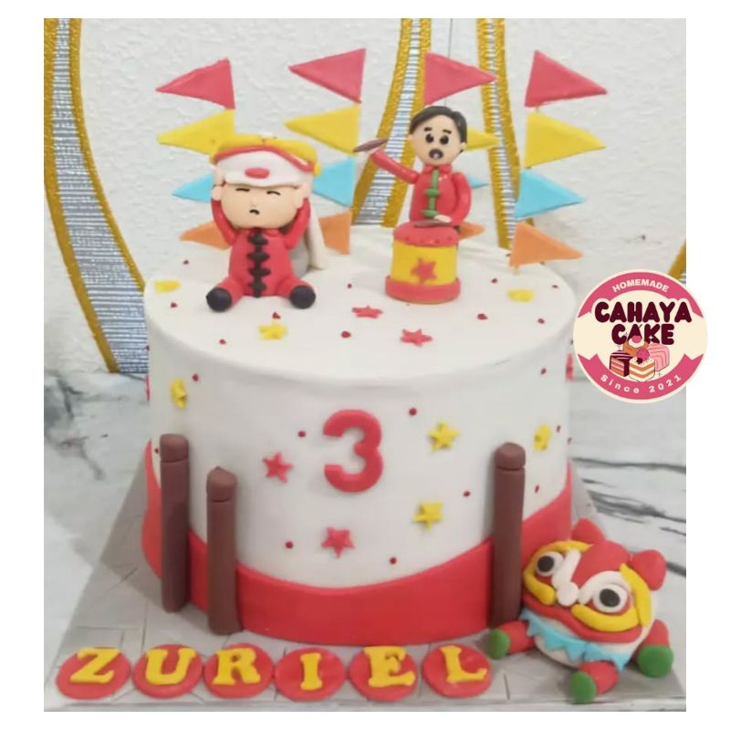 

Kue Ulang Tahun Barongsaiiiii / Kue Ultah Bar0ngsai /Barongsaiii Custom Cake
