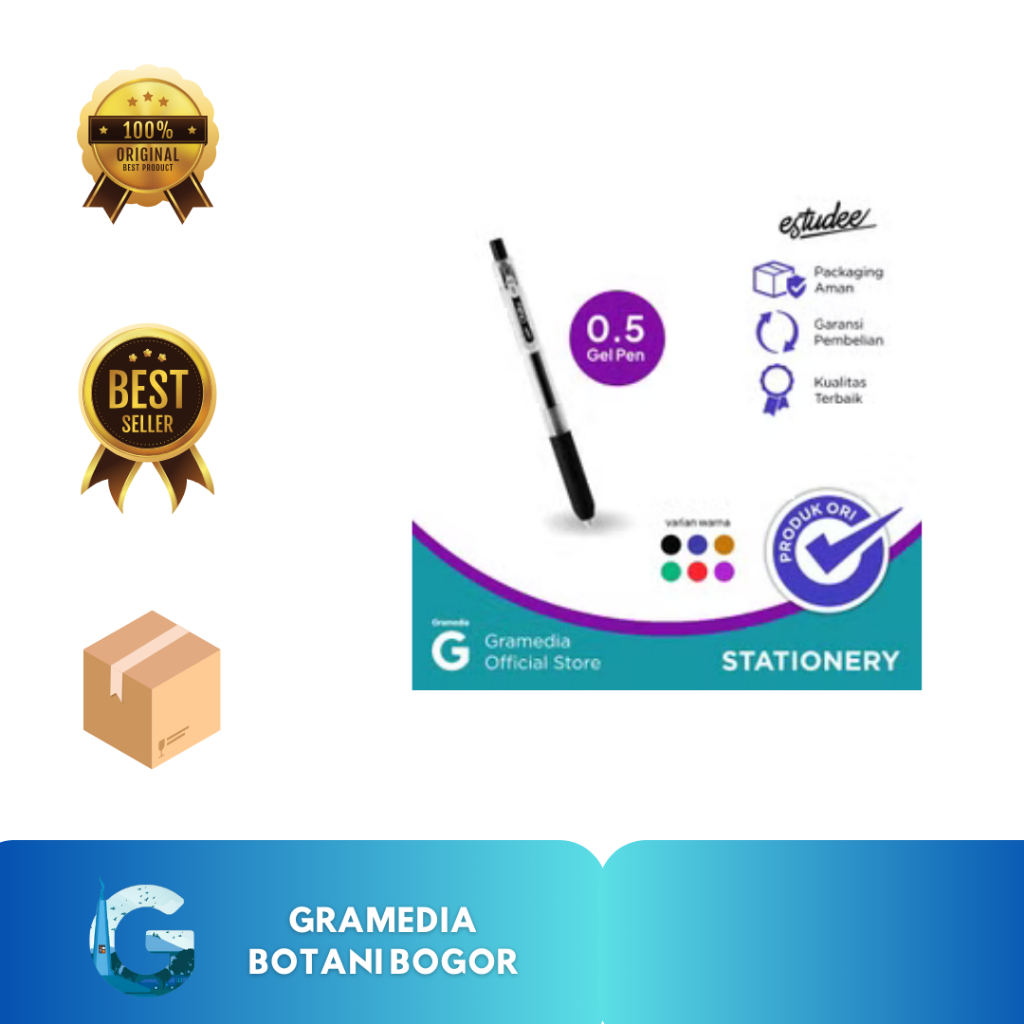 

GRAMEDIA BOGOR - ESTUDEE CHIIKU GELPEN 0.5 BLACK EGP-26