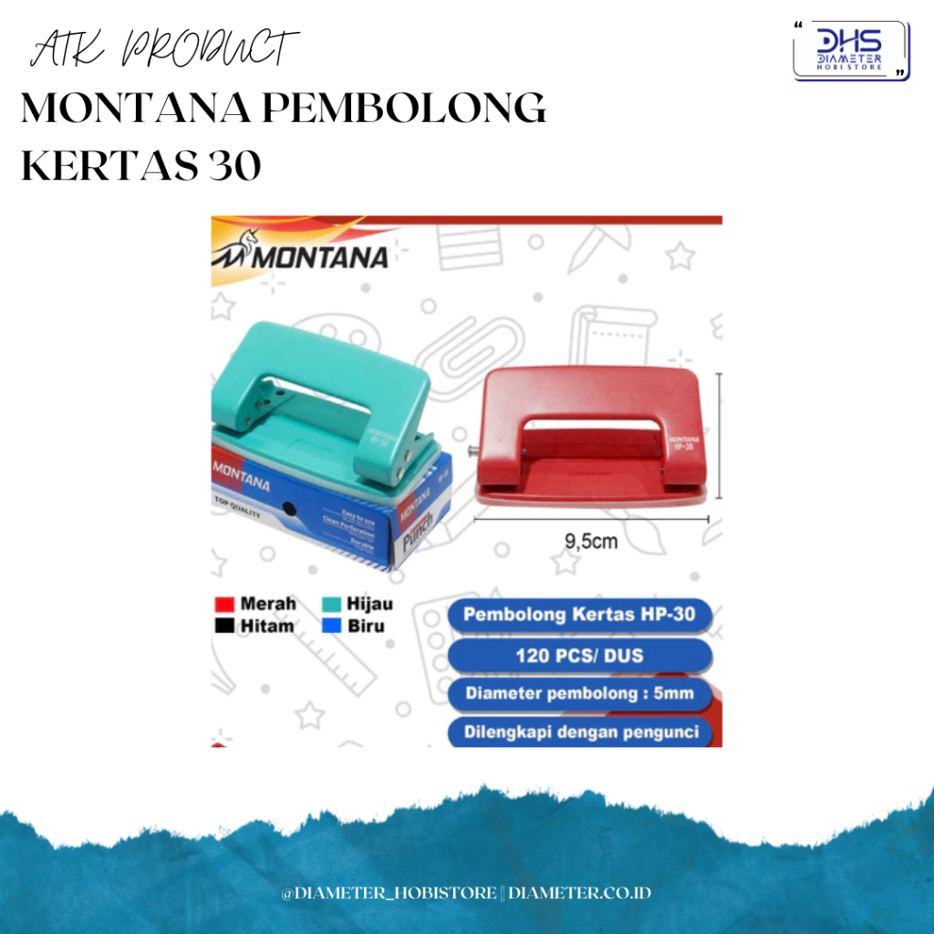 

Montana pembolong kertas 30