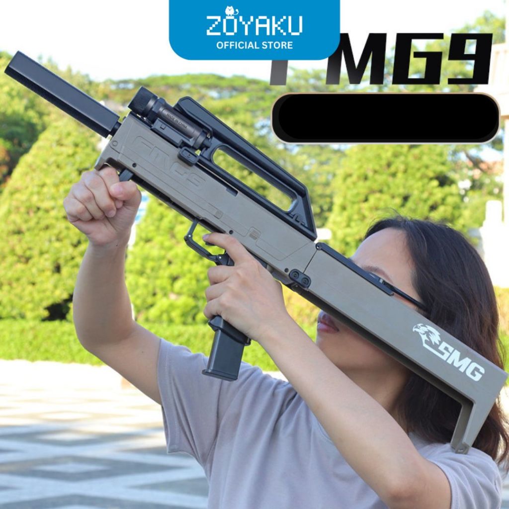 Toy FMG9 Mainan Tembakan Anak Peluru Plastik Model Keren TOY3048