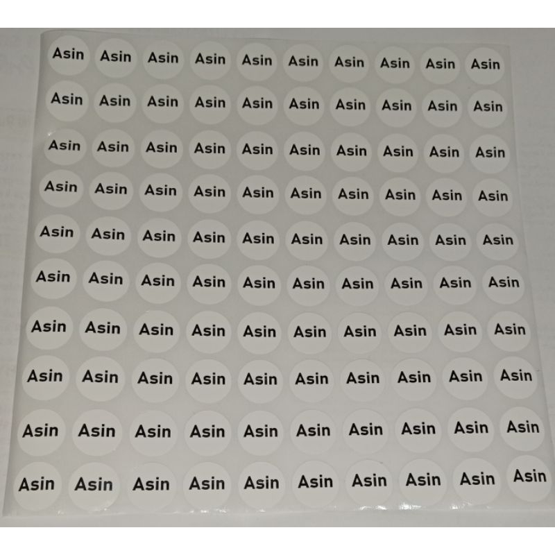 

Stiker Penanda Rasa Asin Bulat Diameter 1.5 cm