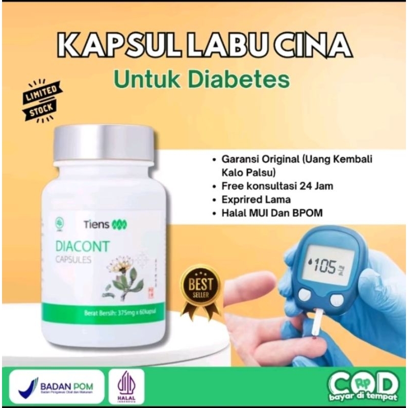 DIACONT KAPSUL LABU CINA DIABETES