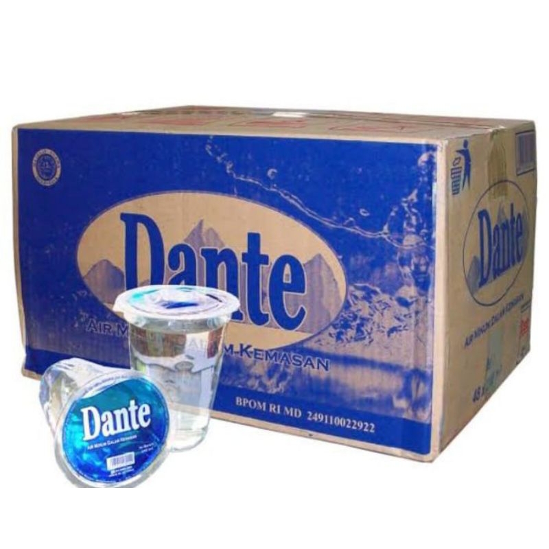 

air minum gelas dante