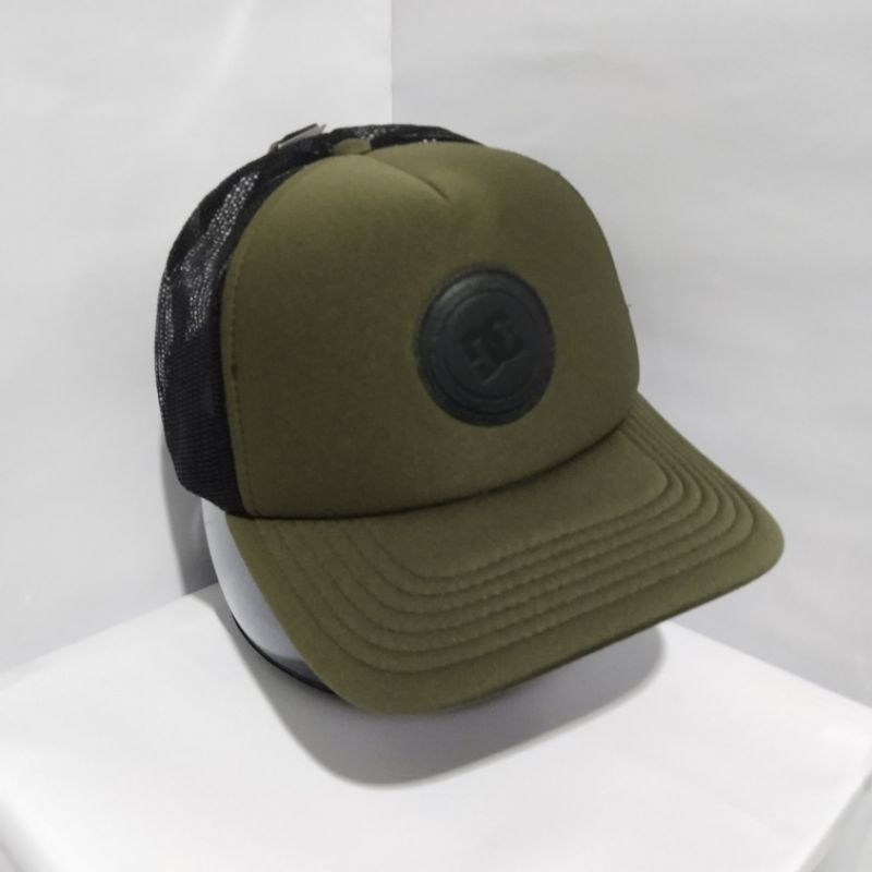 Topi DC Reynotts Trucker Original 100% Ivy Green Snapback New