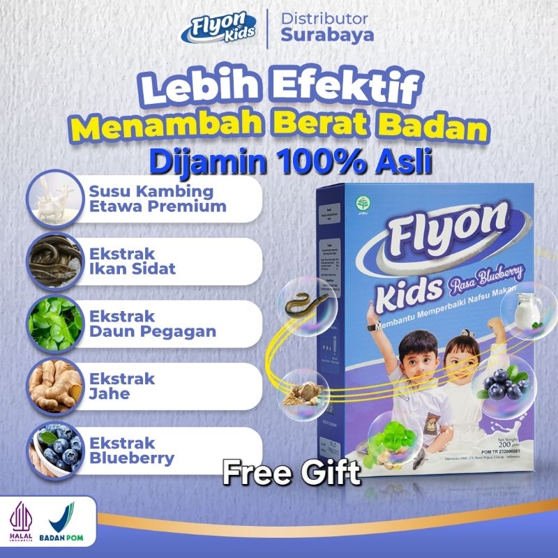 

SUSU FLYON KIDS Suplemen Susu Penggemuk Menaikan Nafsu Makan Menambah Berat Badan