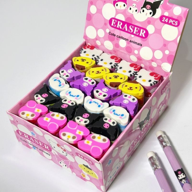 

[SANRIO ATK] PENGHAPUS KARAKTER CUTE KUROMI CINNAMOROLL MELODY PENGHAPUS SEKOLAH ANAK