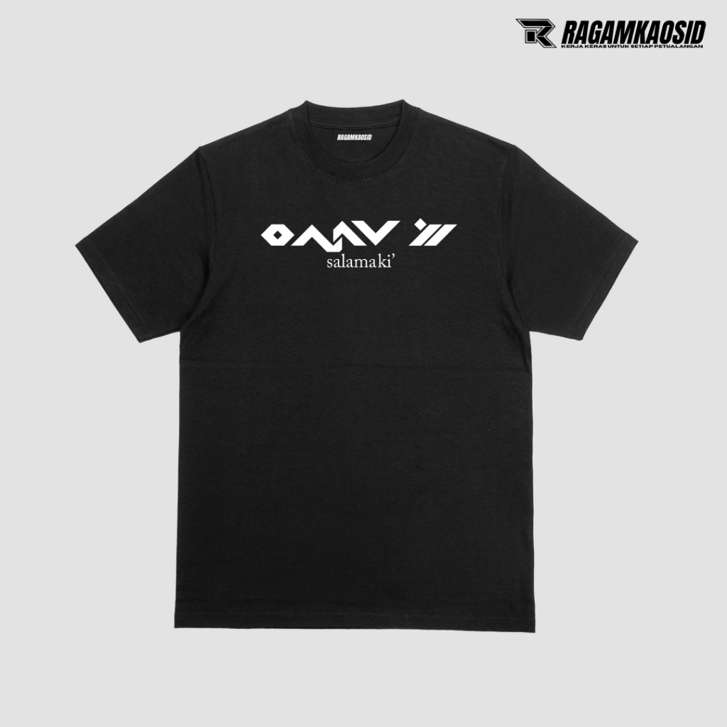 RAGAMKAOSID - KAOS Salama ki' Kaos Kata kata bugis Premium Kaos 24s